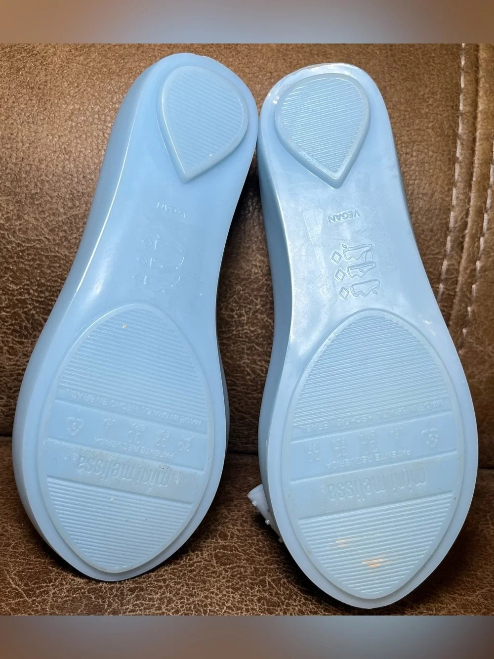 Mini Melissa Ultragirl Sweet XI BB Mary Jane Dress Shoes Blue/SilverDot Bow US 1